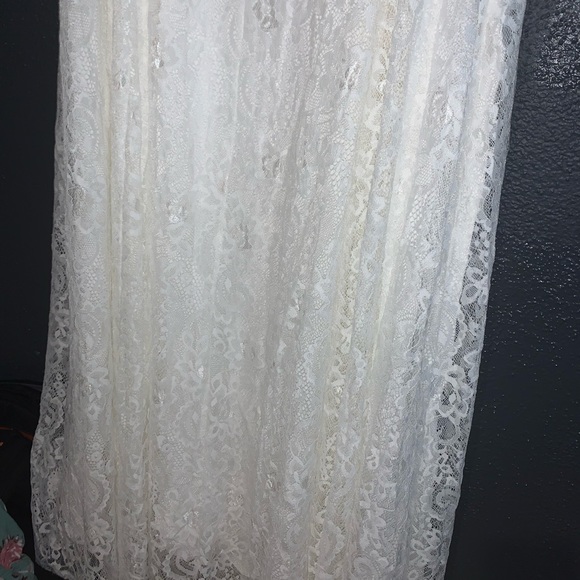 NWT Torrid Ivory Lace Maxi Dress sz4 - Picture 7 of 8